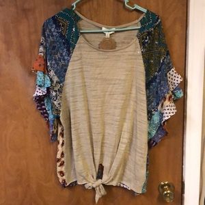 Medium Multicolored Dress Top from Umgee